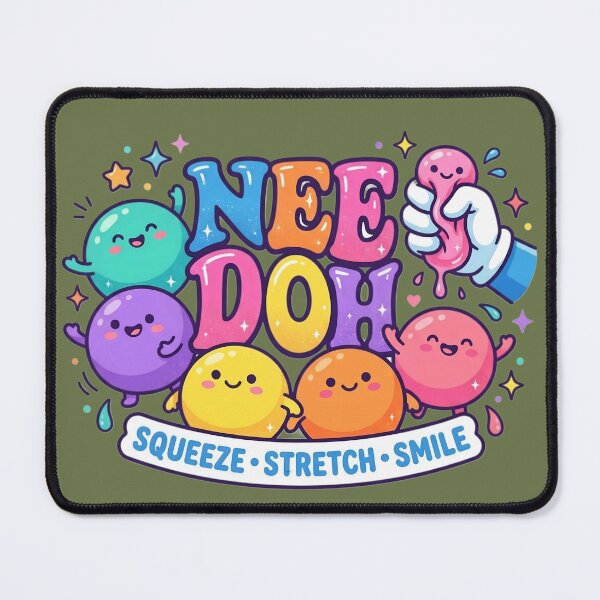Item preview, Need Doh – Cute Kawaii Stress Relief Slime Character Sticker | Squeeze Stretch Smile designed and sold by Bhaskar Digital Art.
