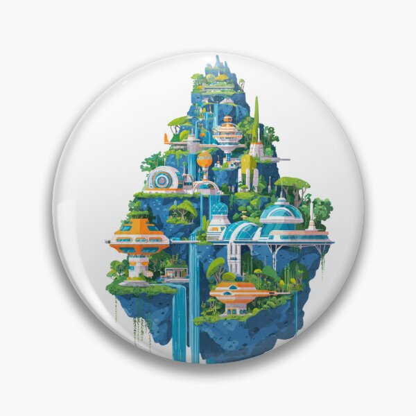 Item preview, Futuristic Water Town designed and sold by Sector 99.