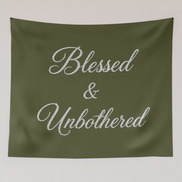 Item preview, Olive - Blessed & Unbothered  designed and sold by DesignsByPrnces.