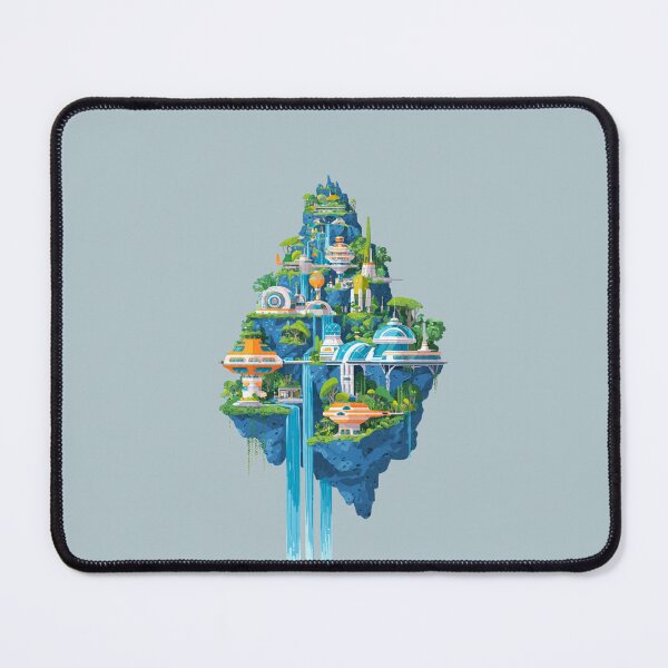 Item preview, Futuristic Water Town designed and sold by Interstellarwear.