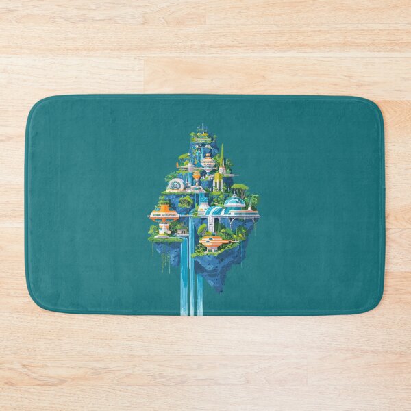 Item preview, Futuristic Water Town designed and sold by Sector 99.