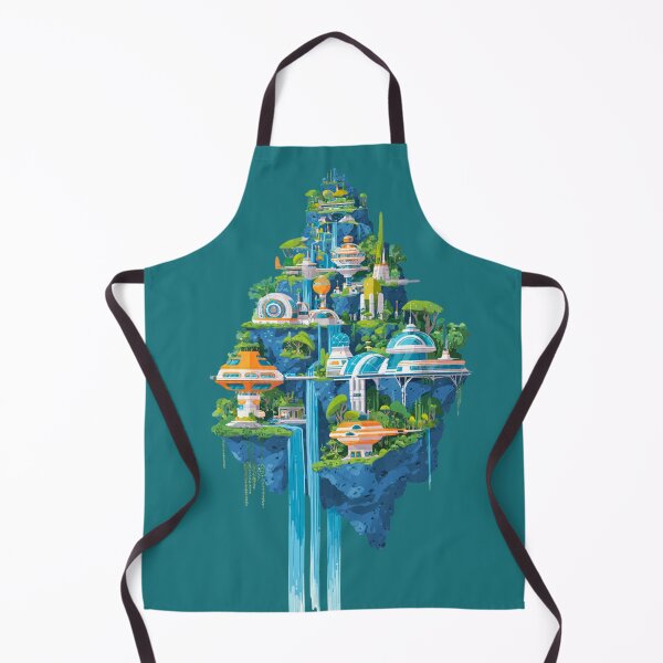 Item preview, Futuristic Water Town designed and sold by Sector 99.