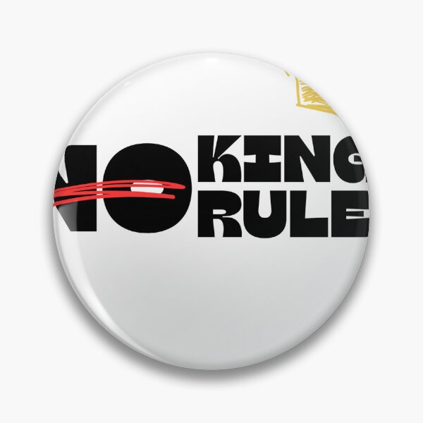 Item preview, No King Rules Crown Edgy Typography Art designed and sold by Bubbledesignnew.