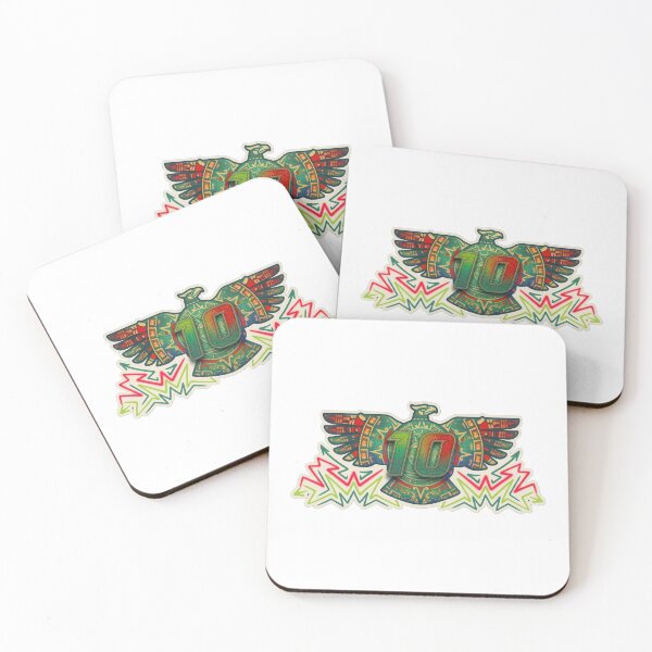 Item preview, Aztec Eagle Warrior Number 10 Retro Art designed and sold by marktloewe.