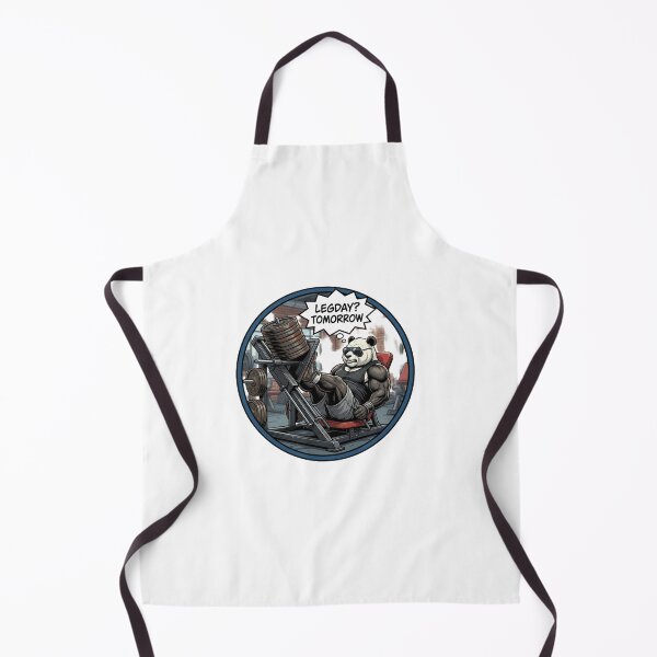 Item preview, Funny Gym Panda Leg Day Workout designed and sold by JeevanStickers.