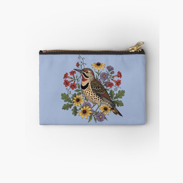 Item preview, Botanical Northern Flicker Floral Nature designed and sold by BirdsnStuff.