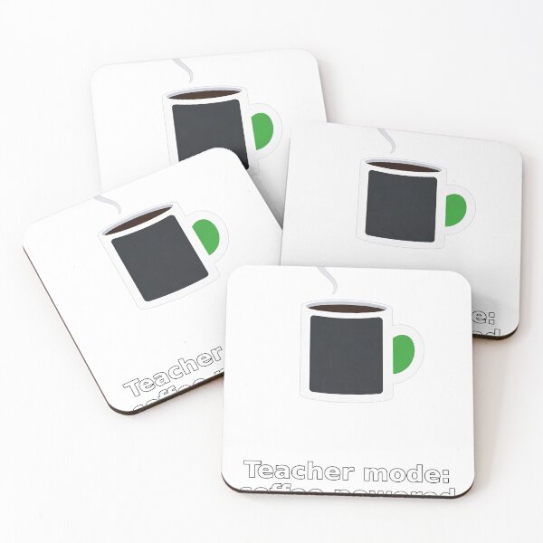 Item preview, Teacher Mode: Coffee Powered — Funny Teacher Gift designed and sold by OdinLabs.