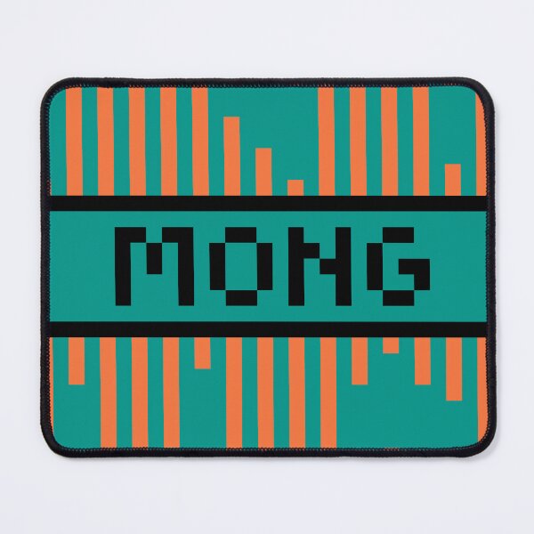 Item preview, MONG — Pixel Art Word | Retro 8-Bit Two-Tone Typography designed and sold by Mouremandier.