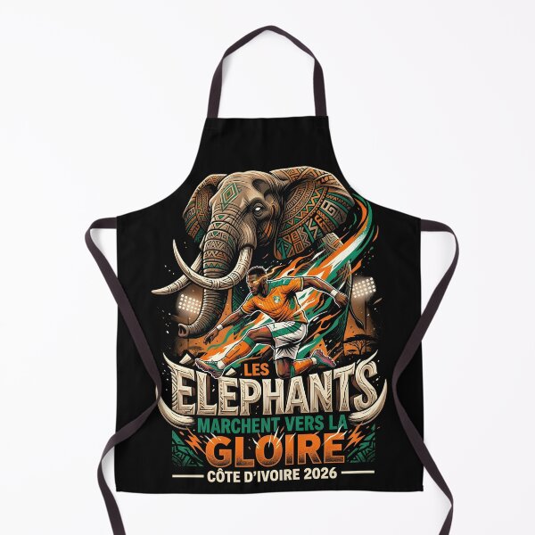 Item preview, Les Elephants Ivory Coast - World Cup 2026 Design designed and sold by VoidAnimeStudio.