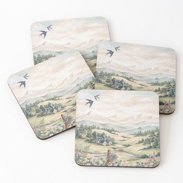 Item preview, A small village among wildflowers. designed and sold by elegantpaterns.