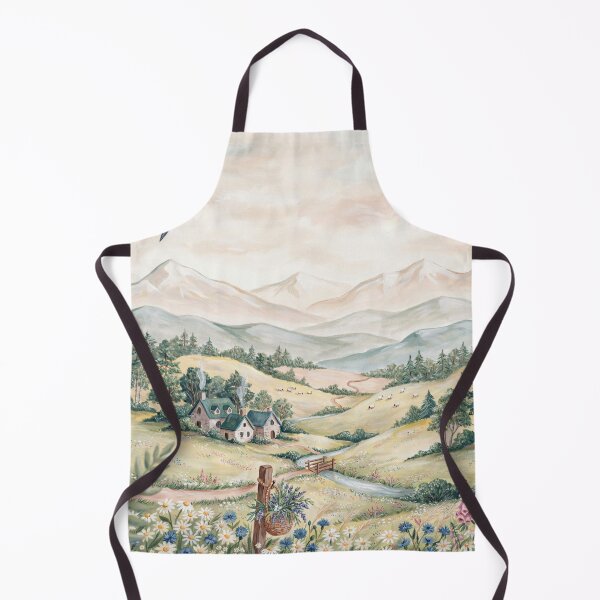 Item preview, A small village among wildflowers. designed and sold by elegantpaterns.