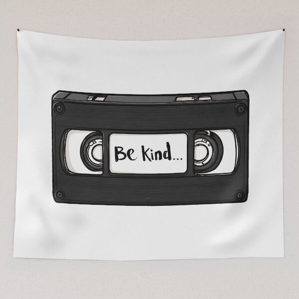 Item preview, Be Kind VHS Positive Advice  designed and sold by DredMuunStudios.