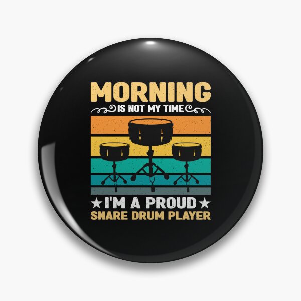 Item preview, Snare Drum Player Morning Is Not My Time Drumming designed and sold by tshirtconcepts.