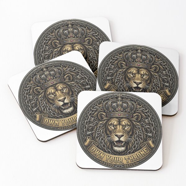 Item preview, King Lion Own Your Throne Motivation designed and sold by JeevanStickers.