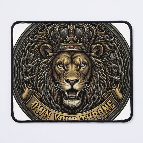 Item preview, King Lion Own Your Throne Motivation designed and sold by JeevanStickers.