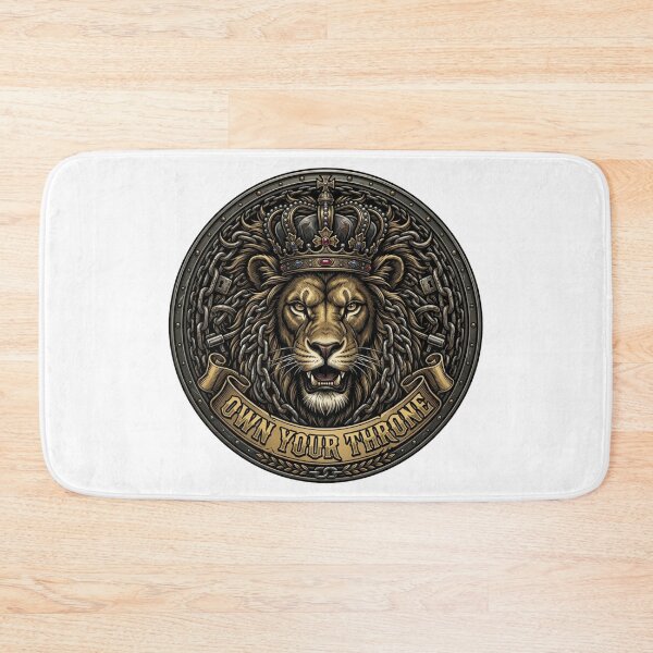 Item preview, King Lion Own Your Throne Motivation designed and sold by JeevanStickers.