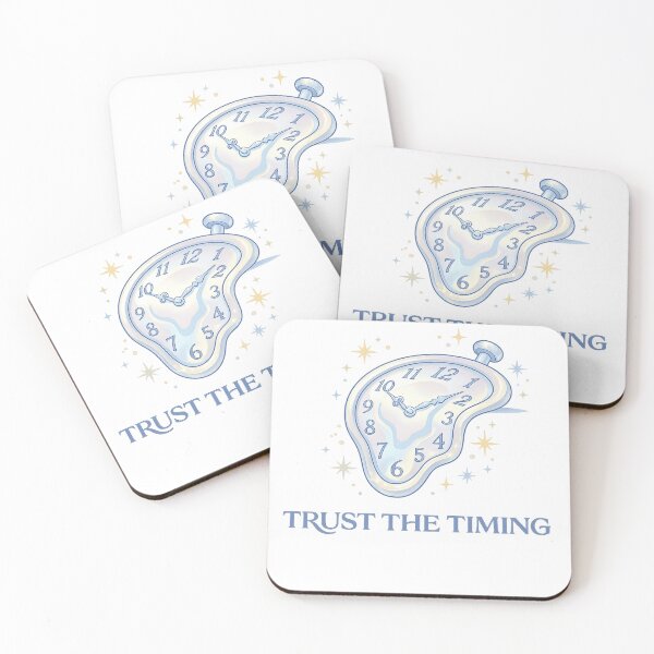 Item preview, Trust The Timing - Pastel Dali Melting Clock designed and sold by krish-prints.