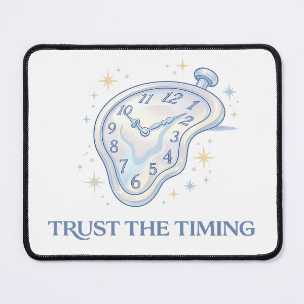 Item preview, Trust The Timing - Pastel Dali Melting Clock designed and sold by krish-prints.