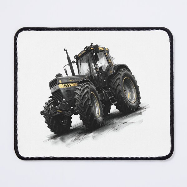 Item preview, Vintage Tractor Charcoal with Gold Accents designed and sold by CiaraCharcoal.