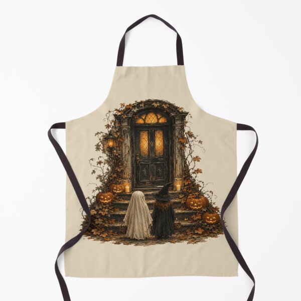 Item preview, Vintage Haunted Door Trick-or-Treat Halloween designed and sold by POD DYNASTY.