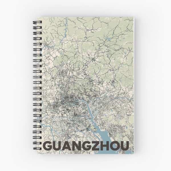 Item preview, Guangzhou Map designed and sold by MapsNerd.