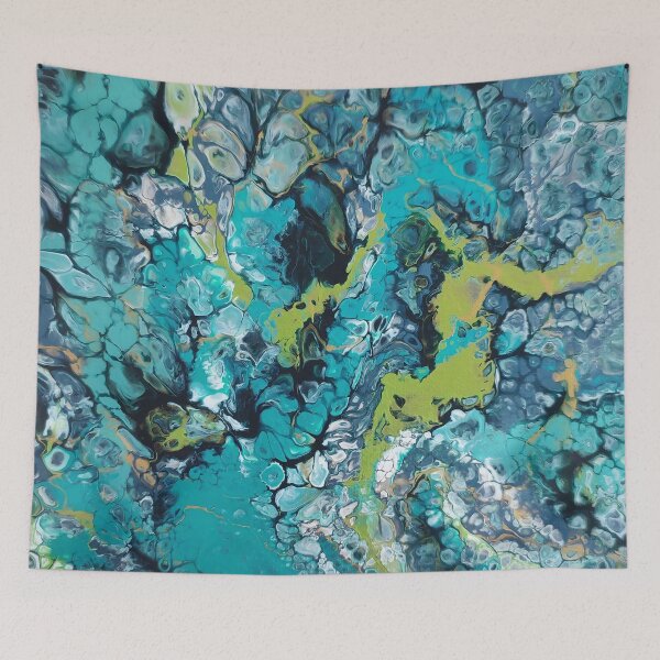 Item preview, Turquoise Garden designed and sold by LesenArt.