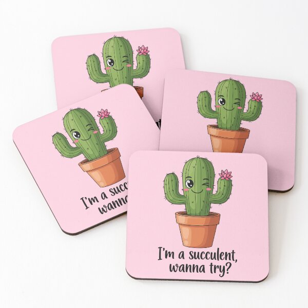 Item preview, I'm A Succulent Wanna Try? designed and sold by Amir Faysal.