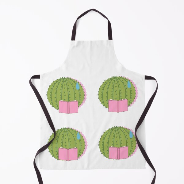 Item preview, Four Cute Embarrassed Cactuses Reading A Book | Pack designed and sold by Nyxander's Bookish Catalogue.