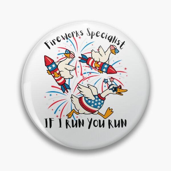 Item preview, 3 Silly Goose Fireworks Specialist, If I Run You Run, USA Rocket, America 250 Years designed and sold by Forevermore.
