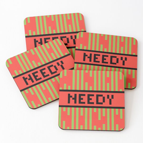 Item preview, NEEDY — Pixel Art Word | Retro 8-Bit Two-Tone Typography designed and sold by Mouremandier.