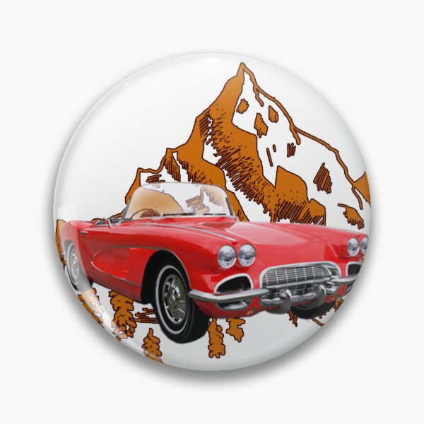 Item preview, car in the mountains designed and sold by Vibeprintstyle.