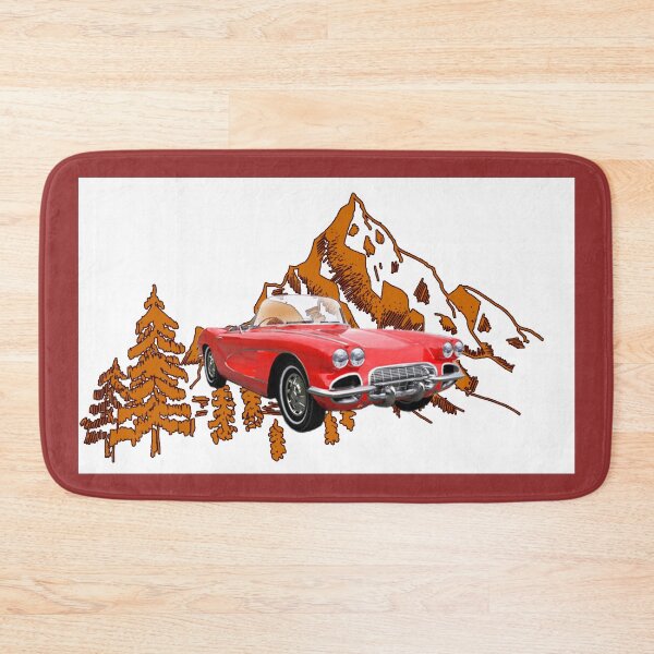 Item preview, car in the mountains designed and sold by Vibeprintstyle.