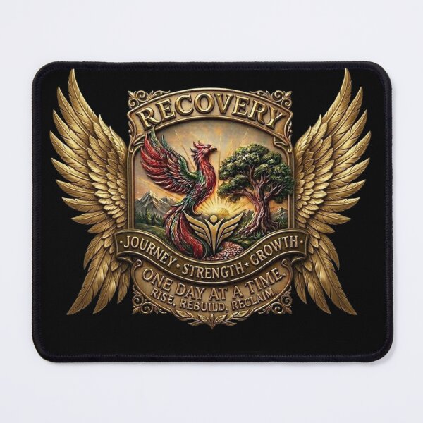 Item preview, Phoenix Rising Recovery Journey Strength Growth designed and sold by NewCreationLabs.