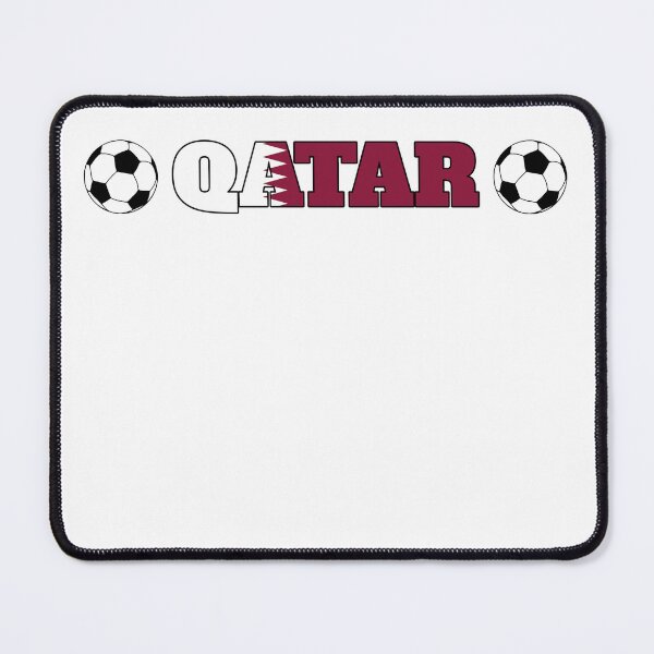 Item preview, Qatar Soccer Fan Shirt designed and sold by Hamlet & Sons.