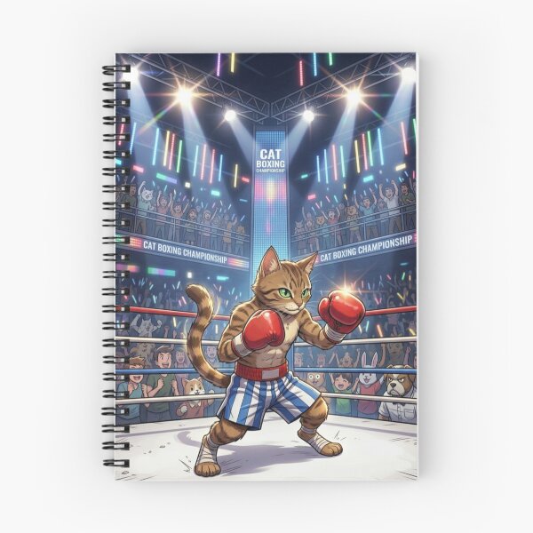 Item preview, Champion Boxing Cat in the Ring designed and sold by Kloshfresh.