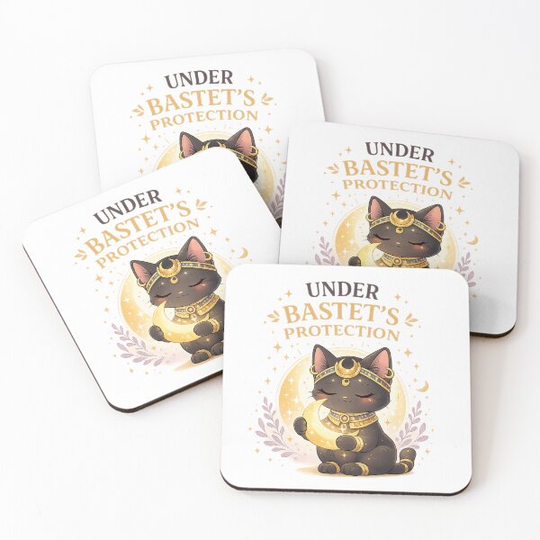 Item preview, Under Bastet's Protection – Cute Egyptian Cat Godd-ess Design designed and sold by MotylekAnia.