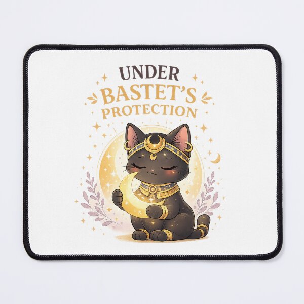 Item preview, Under Bastet's Protection – Cute Egyptian Cat Godd-ess Design designed and sold by MotylekAnia.