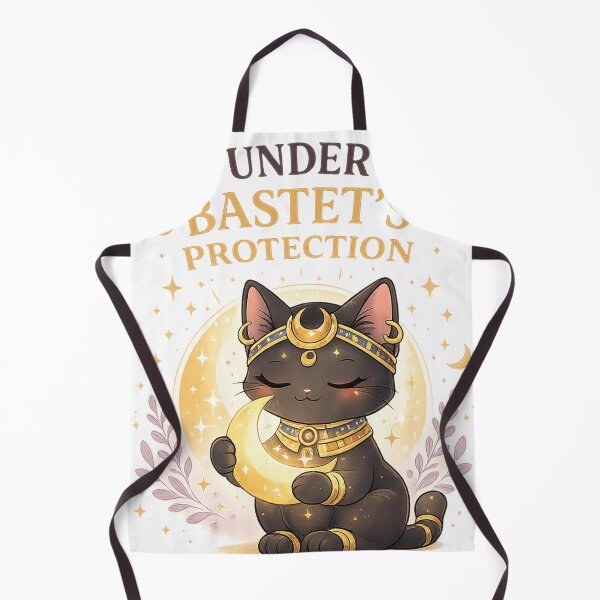 Item preview, Under Bastet's Protection – Cute Egyptian Cat Godd-ess Design designed and sold by MotylekAnia.