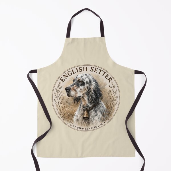 Item preview, English Setter – Best Bird Hunting Dog , Vintage Logo designed and sold by TammyHunterArt.