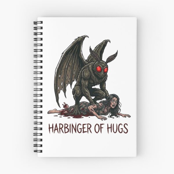 Item preview, Harbinger of Hugs Mothman Cryptid Art designed and sold by Dusk Votum.