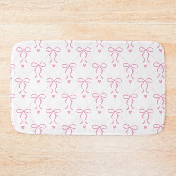 Item preview, preppy pink bow pattern designed and sold by Lily & Bloom Boutique.
