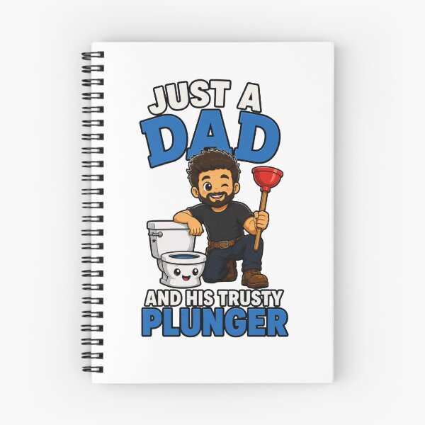 Item preview, Funny Plumber Dad Shirt Just A Dad And His Trusty Plunger designed and sold by PINK FREE.