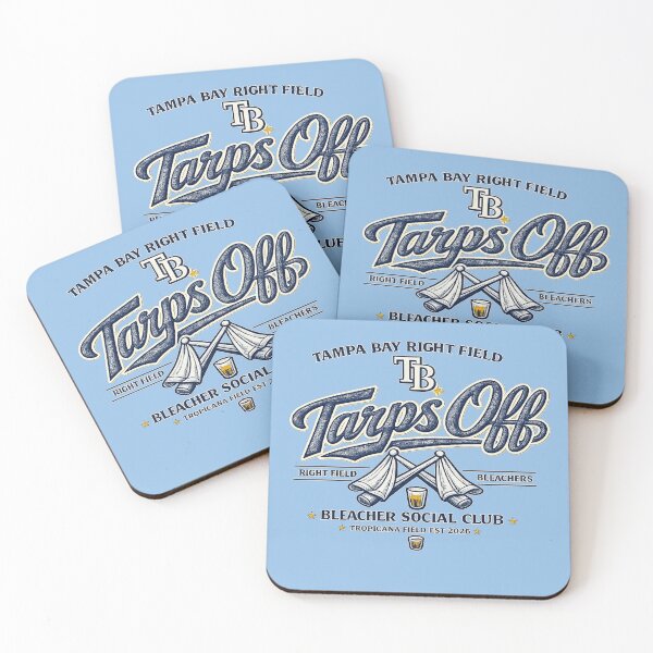 Item preview, Tampa Bay Right Field Tarps Off | Bleacher Social Club Retro Baseball Fan Shirt designed and sold by GhostDawgs.