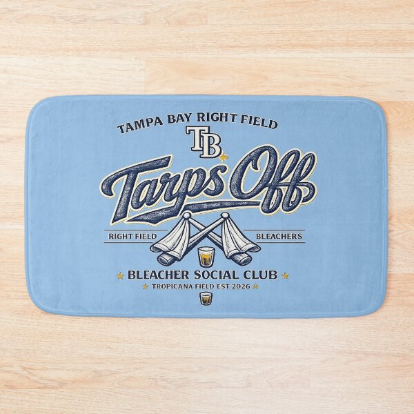Item preview, Tampa Bay Right Field Tarps Off | Bleacher Social Club Retro Baseball Fan Shirt designed and sold by GhostDawgs.