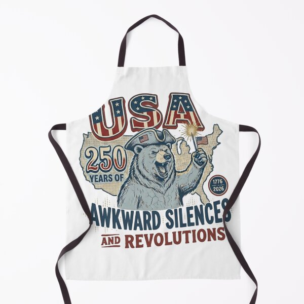 Item preview, USA 250 Years of Awkward Silences and Revolutions Vintage Bear designed and sold by Meadowmood.