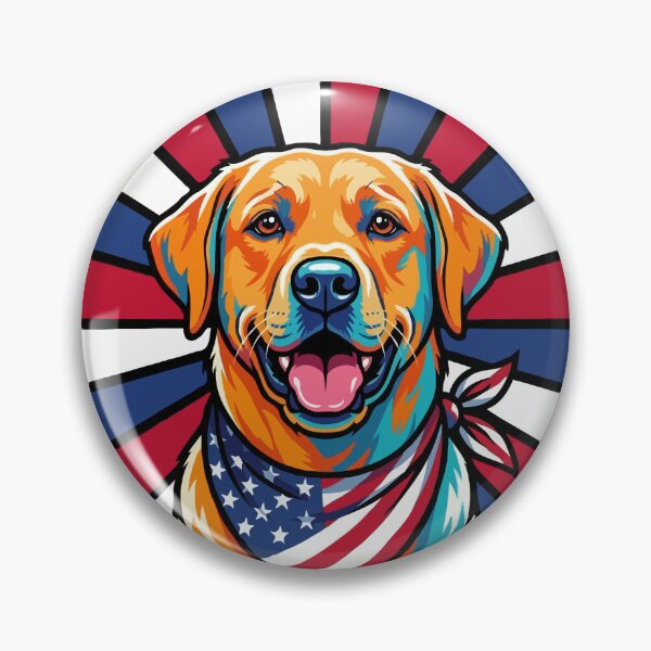 Item preview, Labrador Retriever 4th of July Dog – Patriotic USA Puppy Gift designed and sold by The Real Life Symphony.