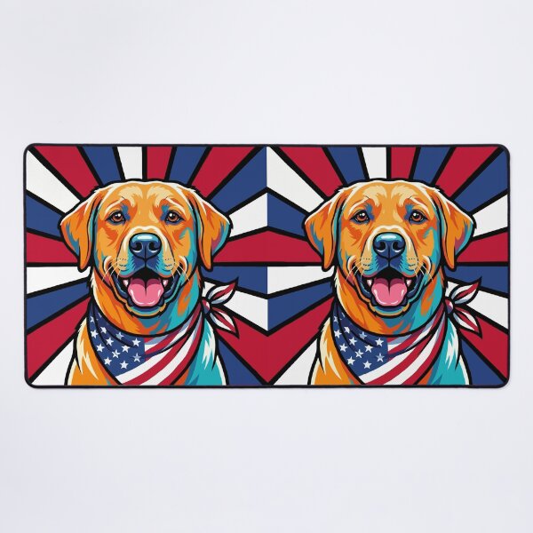 Item preview, Labrador Retriever 4th of July Dog – Patriotic USA Puppy Gift designed and sold by The Real Life Symphony.