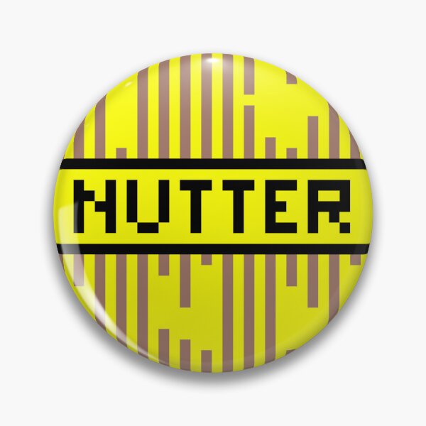Item preview, NUTTER — Pixel Art Word | Retro 8-Bit Two-Tone Typography designed and sold by Mouremandier.