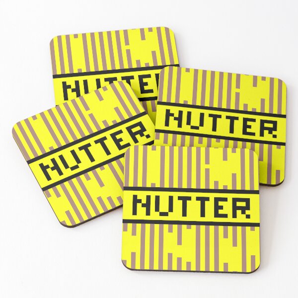 Item preview, NUTTER — Pixel Art Word | Retro 8-Bit Two-Tone Typography designed and sold by Mouremandier.