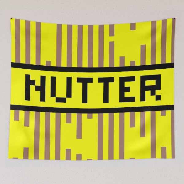 Item preview, NUTTER — Pixel Art Word | Retro 8-Bit Two-Tone Typography designed and sold by Mouremandier.